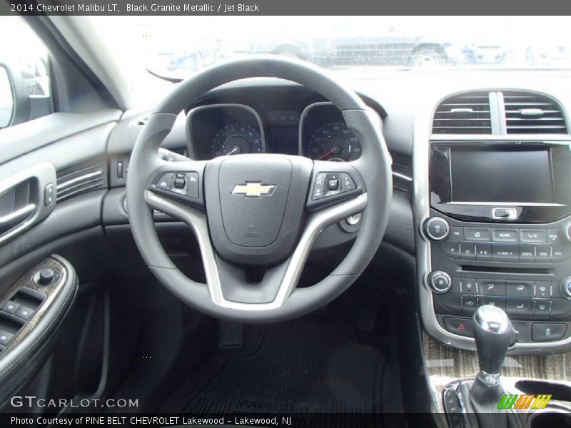Black Granite Metallic / Jet Black 2014 Chevrolet Malibu LT