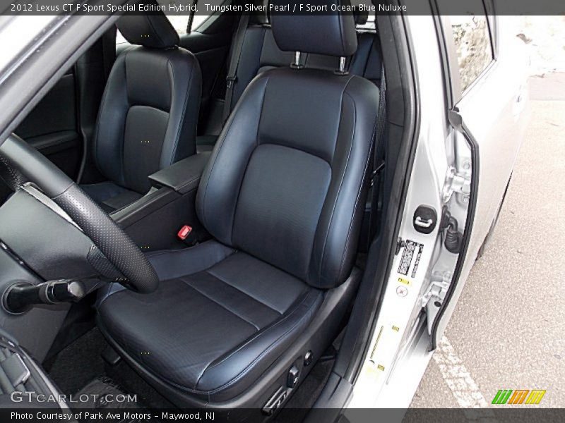 Front Seat of 2012 CT F Sport Special Edition Hybrid
