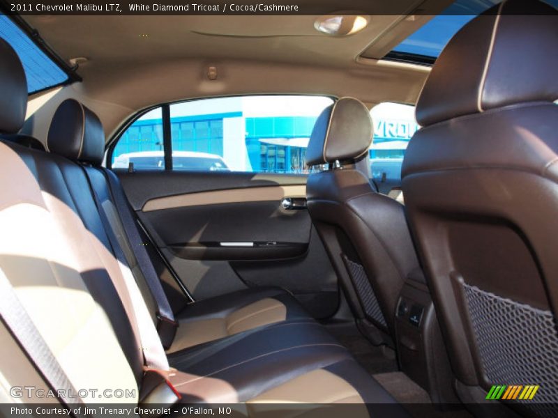 White Diamond Tricoat / Cocoa/Cashmere 2011 Chevrolet Malibu LTZ