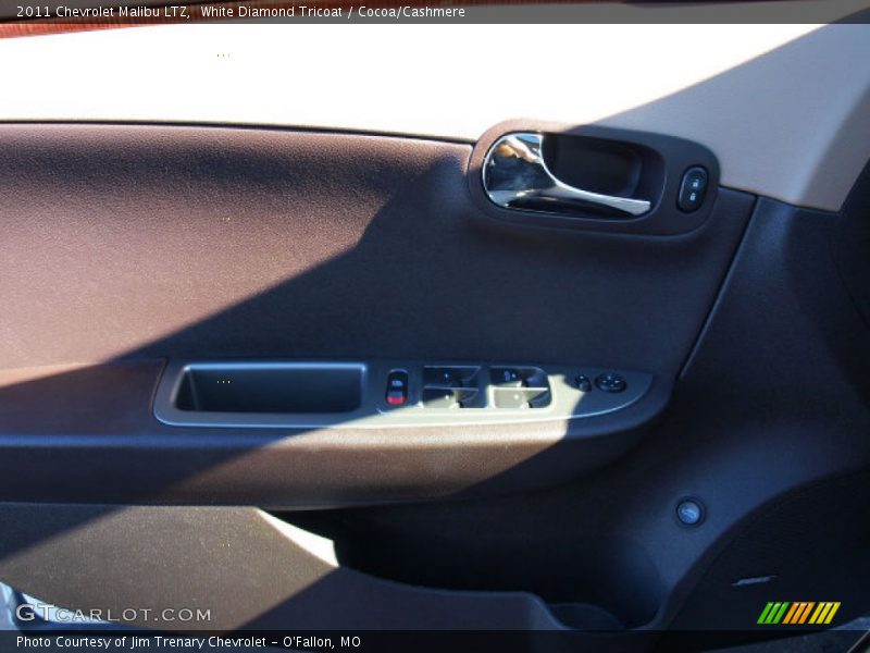 White Diamond Tricoat / Cocoa/Cashmere 2011 Chevrolet Malibu LTZ