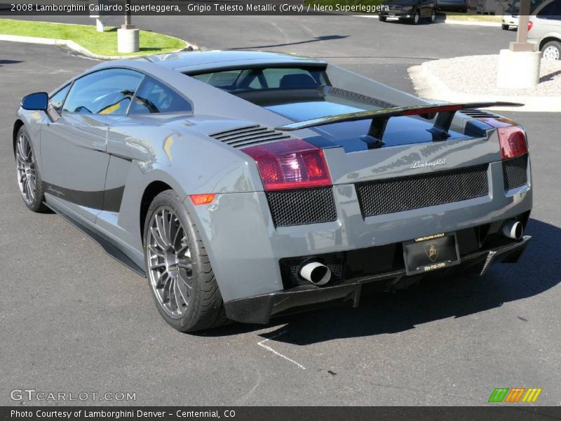 Grigio Telesto Metallic (Grey) / Nero Superleggera 2008 Lamborghini Gallardo Superleggera
