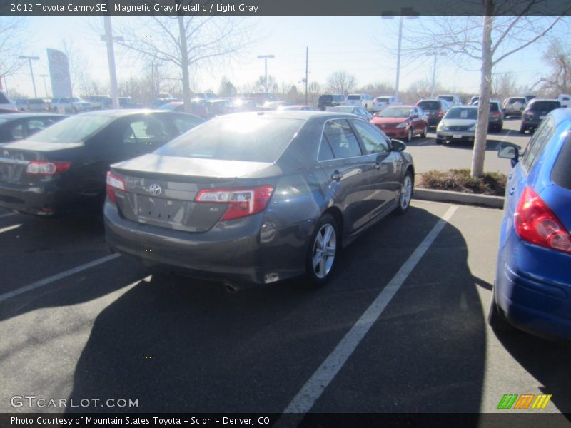 Magnetic Gray Metallic / Light Gray 2012 Toyota Camry SE