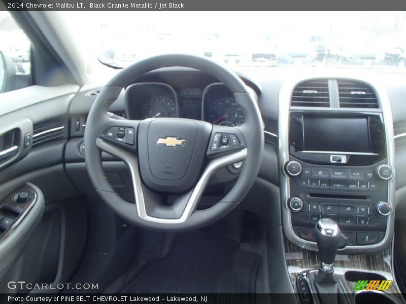 Black Granite Metallic / Jet Black 2014 Chevrolet Malibu LT
