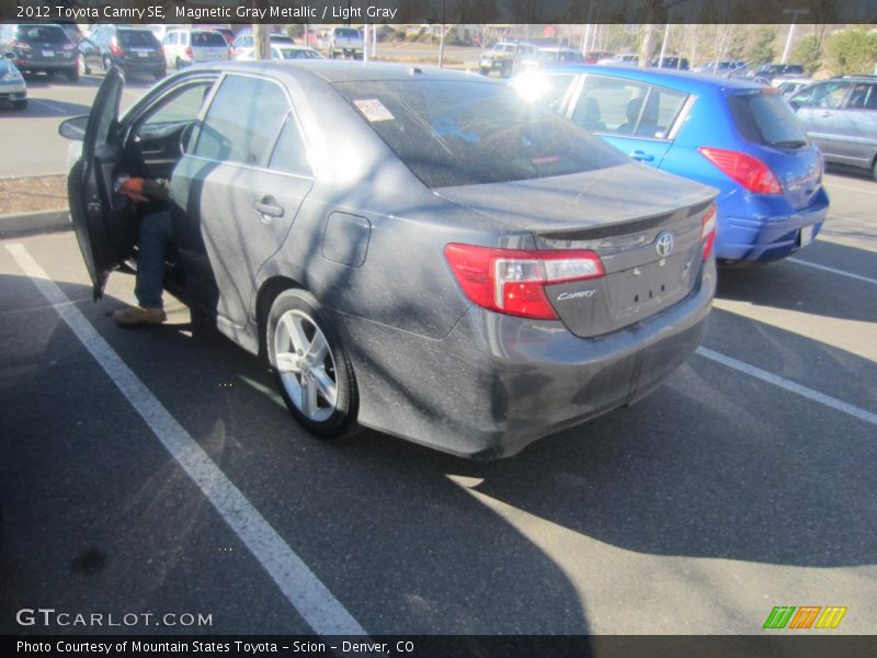Magnetic Gray Metallic / Light Gray 2012 Toyota Camry SE