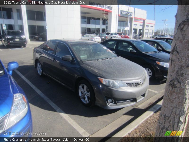Magnetic Gray Metallic / Light Gray 2012 Toyota Camry SE