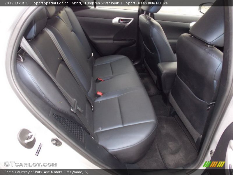 Tungsten Silver Pearl / F Sport Ocean Blue Nuluxe 2012 Lexus CT F Sport Special Edition Hybrid