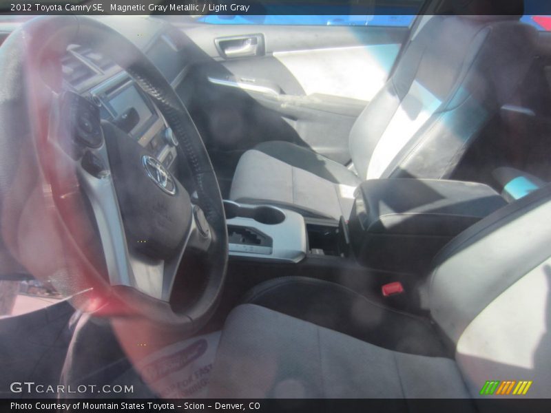 Magnetic Gray Metallic / Light Gray 2012 Toyota Camry SE
