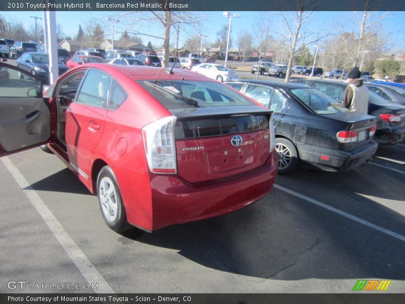 Barcelona Red Metallic / Bisque 2010 Toyota Prius Hybrid III