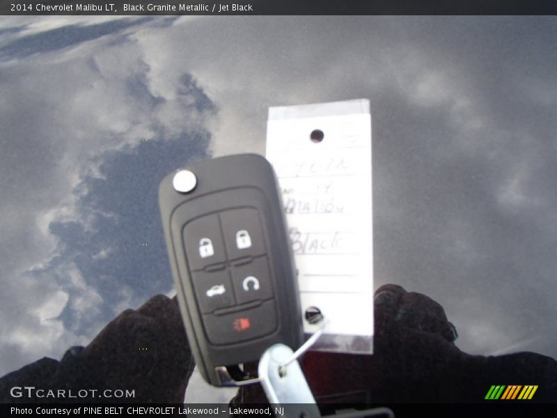 Black Granite Metallic / Jet Black 2014 Chevrolet Malibu LT