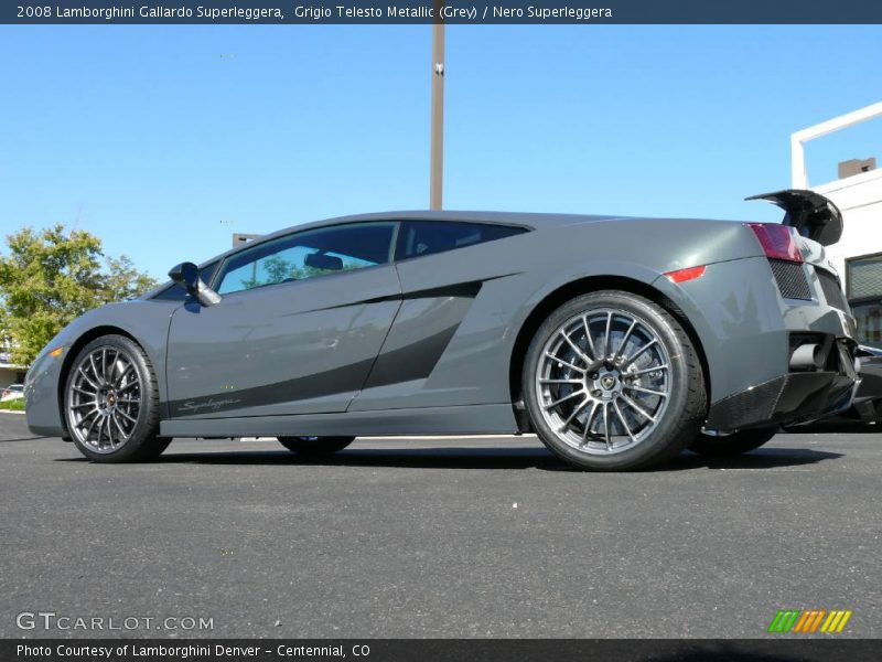 Grigio Telesto Metallic (Grey) / Nero Superleggera 2008 Lamborghini Gallardo Superleggera