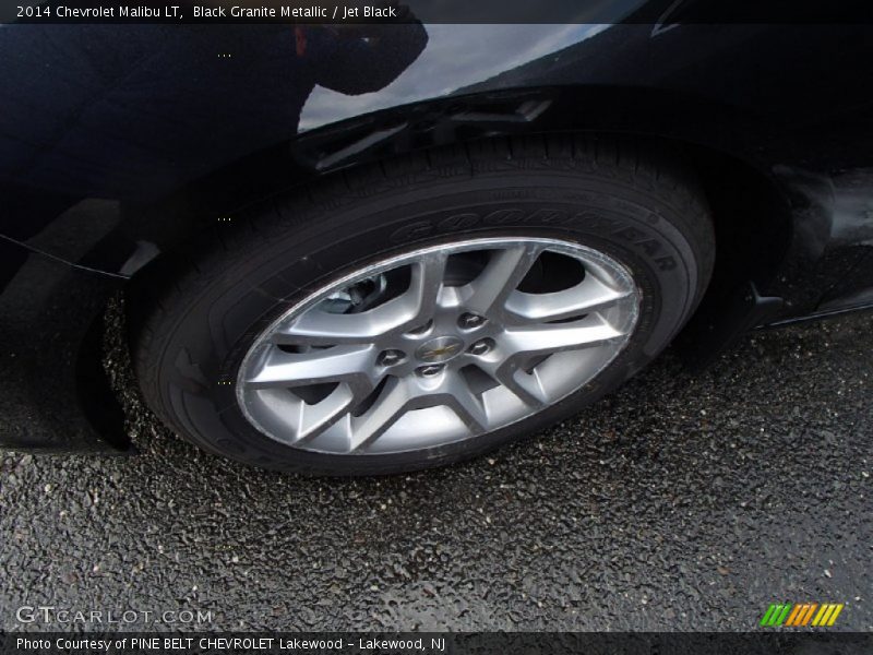 Black Granite Metallic / Jet Black 2014 Chevrolet Malibu LT