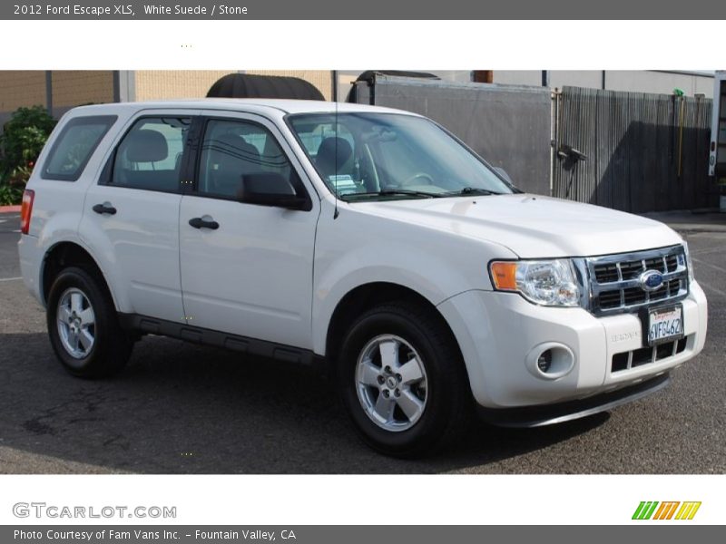 White Suede / Stone 2012 Ford Escape XLS