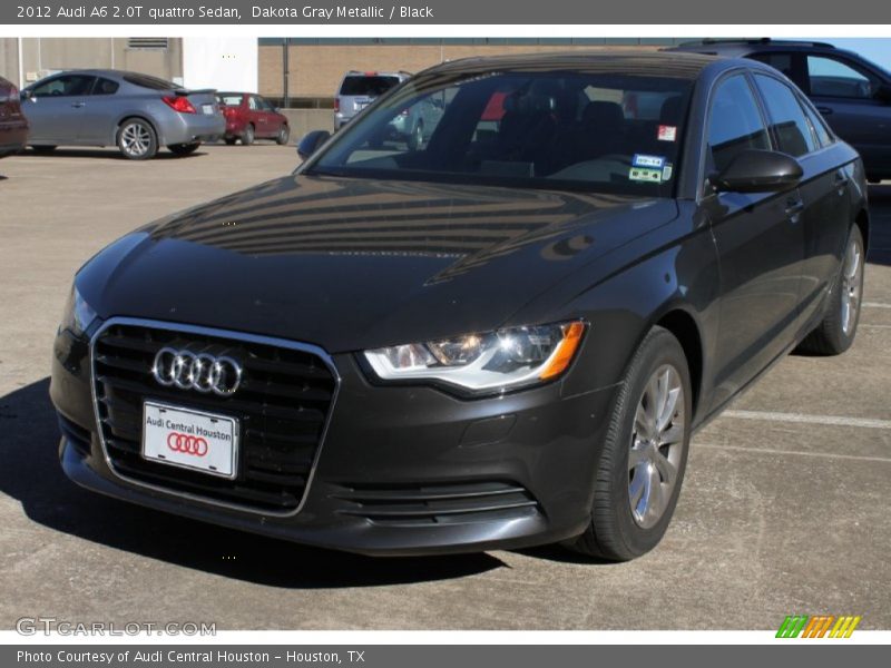 Dakota Gray Metallic / Black 2012 Audi A6 2.0T quattro Sedan