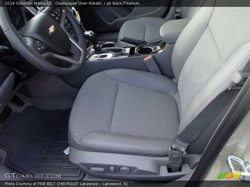 Champagne Silver Metallic / Jet Black/Titanium 2014 Chevrolet Malibu LT