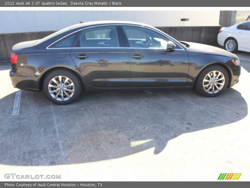 Dakota Gray Metallic / Black 2012 Audi A6 2.0T quattro Sedan