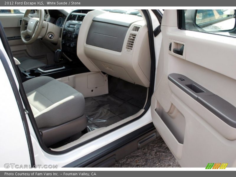 White Suede / Stone 2012 Ford Escape XLS