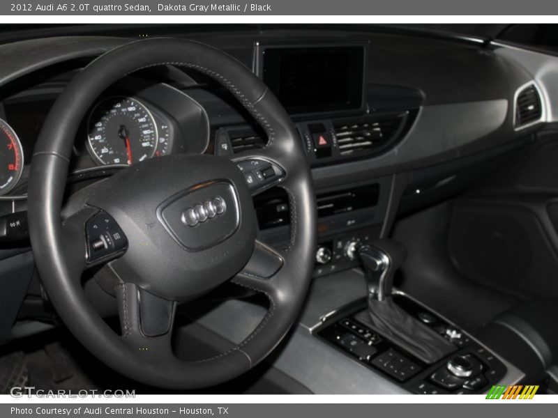 Dakota Gray Metallic / Black 2012 Audi A6 2.0T quattro Sedan