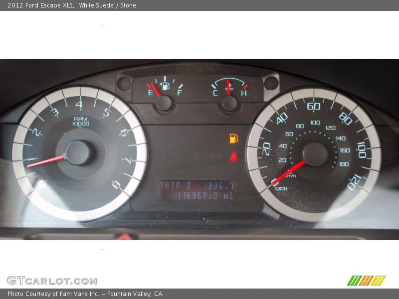White Suede / Stone 2012 Ford Escape XLS