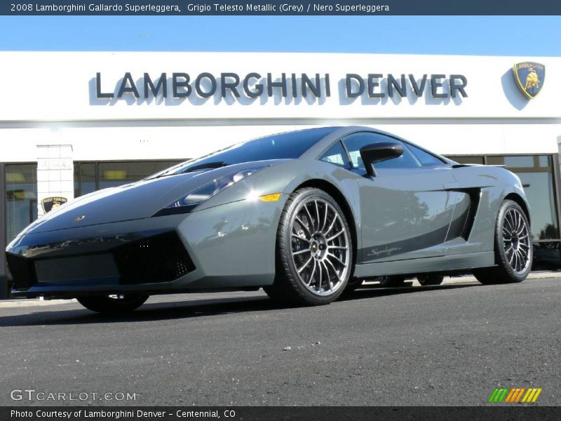 Grigio Telesto Metallic (Grey) / Nero Superleggera 2008 Lamborghini Gallardo Superleggera