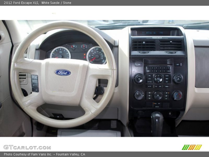 White Suede / Stone 2012 Ford Escape XLS