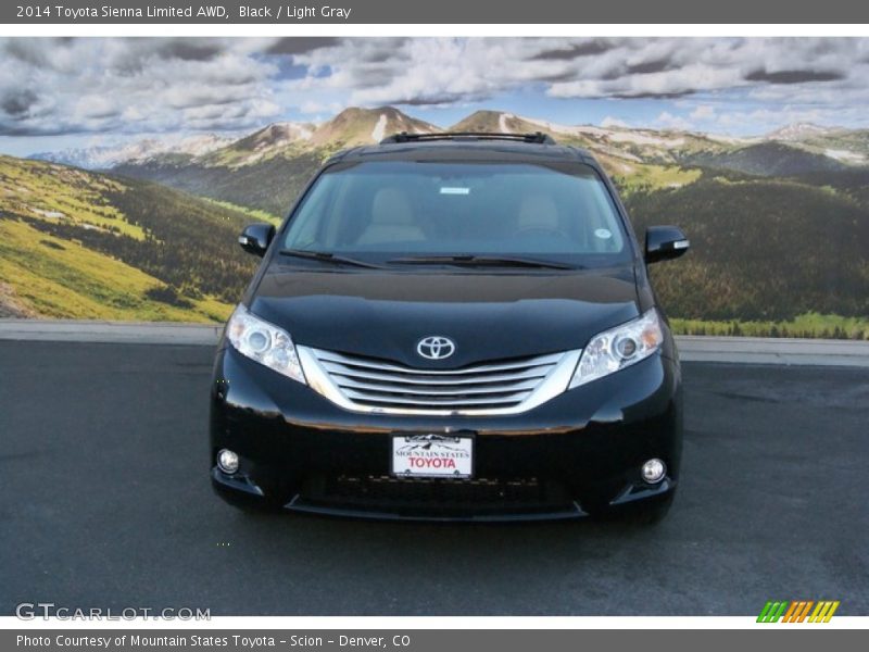 Black / Light Gray 2014 Toyota Sienna Limited AWD