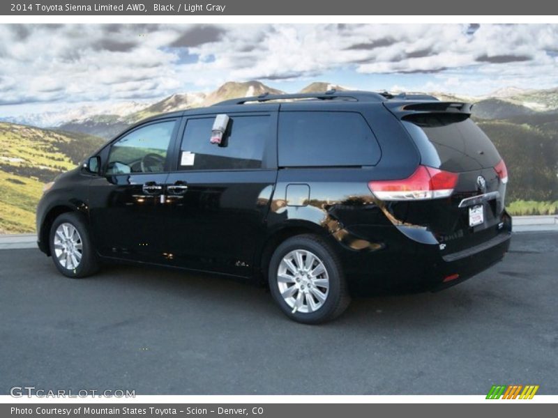 Black / Light Gray 2014 Toyota Sienna Limited AWD