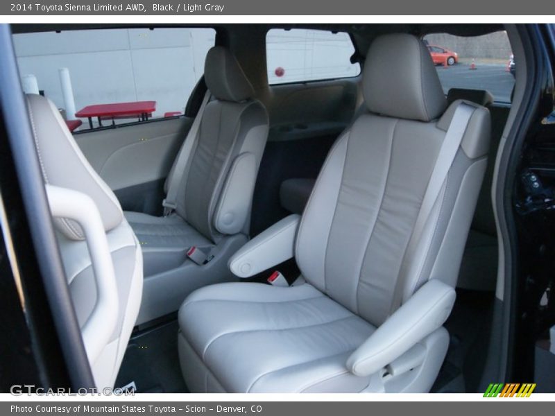 Black / Light Gray 2014 Toyota Sienna Limited AWD