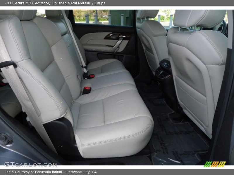Polished Metal Metallic / Taupe 2011 Acura MDX Advance