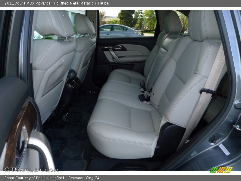 Polished Metal Metallic / Taupe 2011 Acura MDX Advance