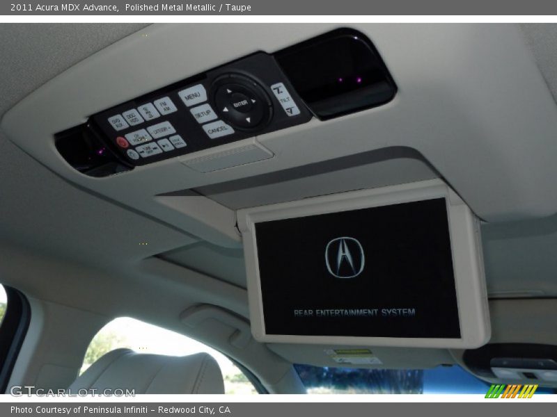 Polished Metal Metallic / Taupe 2011 Acura MDX Advance