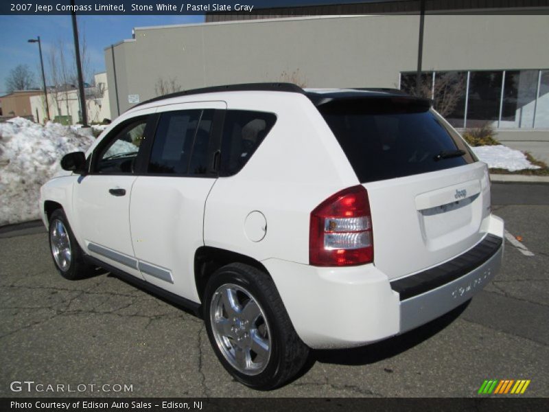 Stone White / Pastel Slate Gray 2007 Jeep Compass Limited