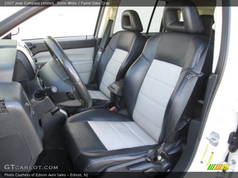 Stone White / Pastel Slate Gray 2007 Jeep Compass Limited