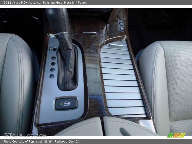 Polished Metal Metallic / Taupe 2011 Acura MDX Advance