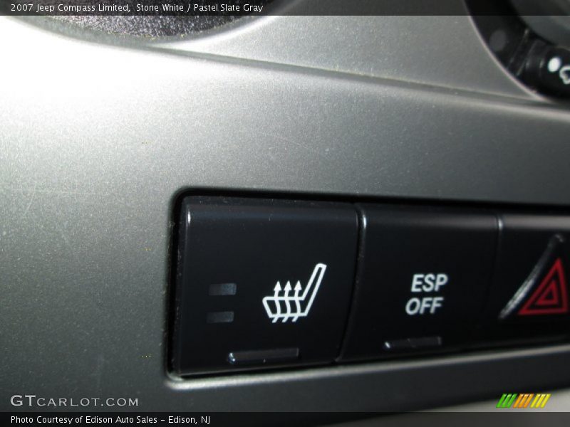 Stone White / Pastel Slate Gray 2007 Jeep Compass Limited