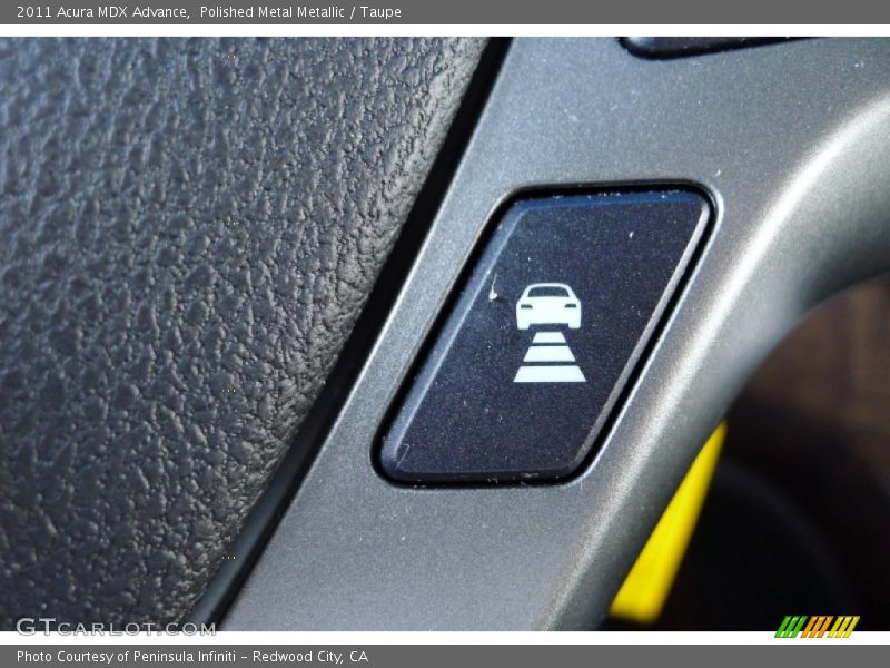 Polished Metal Metallic / Taupe 2011 Acura MDX Advance