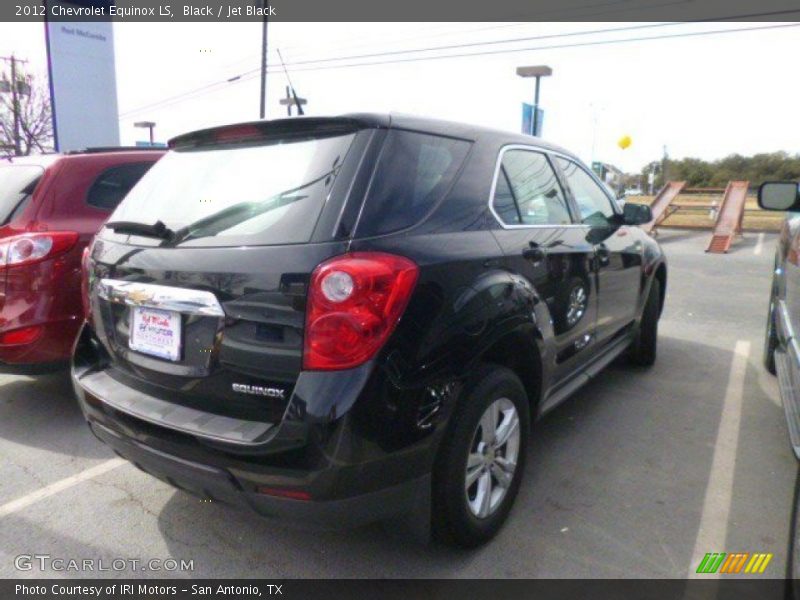 Black / Jet Black 2012 Chevrolet Equinox LS