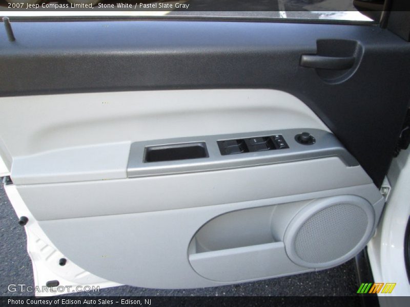 Stone White / Pastel Slate Gray 2007 Jeep Compass Limited