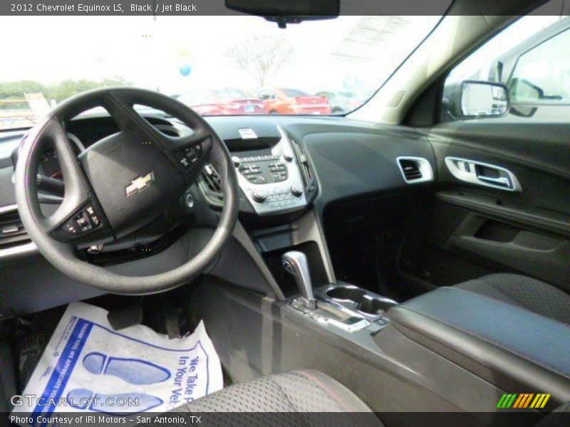 Black / Jet Black 2012 Chevrolet Equinox LS