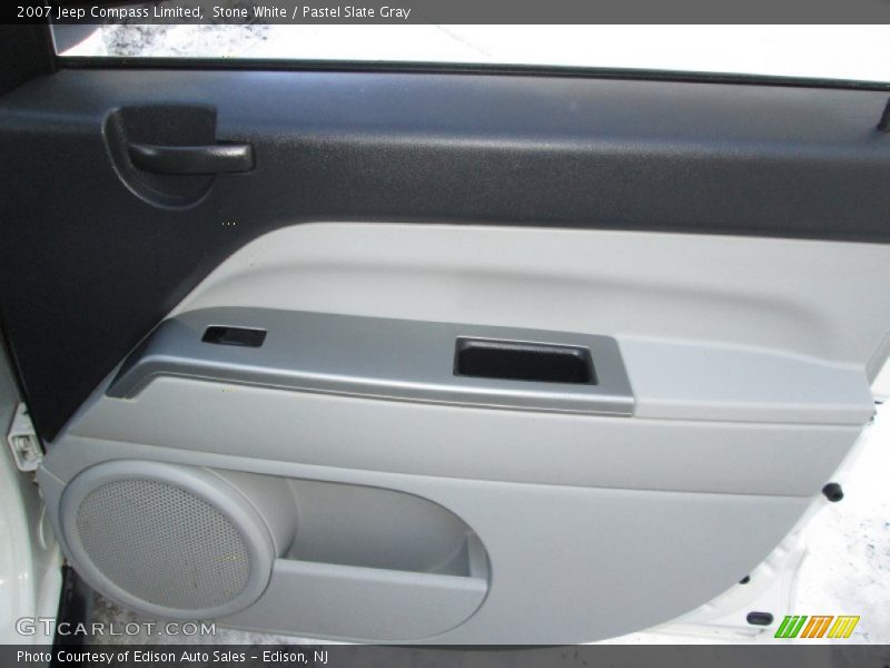 Stone White / Pastel Slate Gray 2007 Jeep Compass Limited