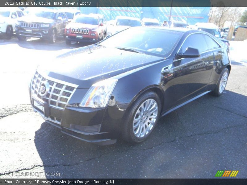 Black Raven / Ebony 2013 Cadillac CTS Coupe