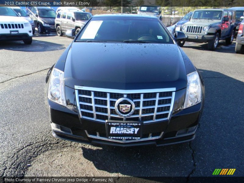 Black Raven / Ebony 2013 Cadillac CTS Coupe