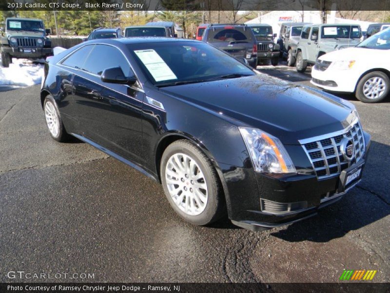 Black Raven / Ebony 2013 Cadillac CTS Coupe