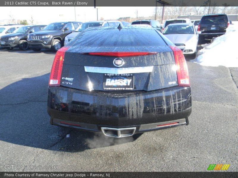 Black Raven / Ebony 2013 Cadillac CTS Coupe