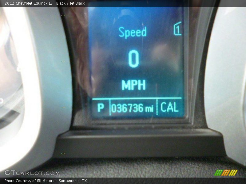 Black / Jet Black 2012 Chevrolet Equinox LS