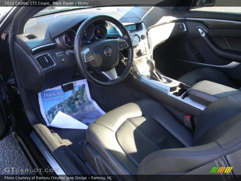 Black Raven / Ebony 2013 Cadillac CTS Coupe