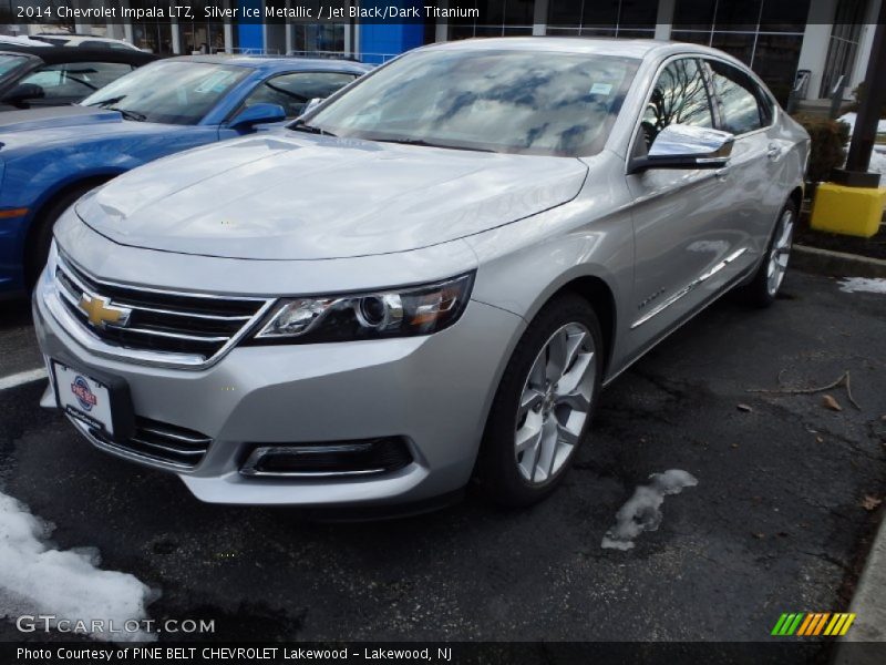 Silver Ice Metallic / Jet Black/Dark Titanium 2014 Chevrolet Impala LTZ