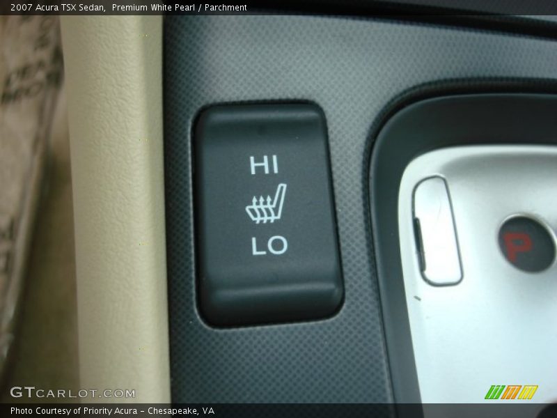 Premium White Pearl / Parchment 2007 Acura TSX Sedan