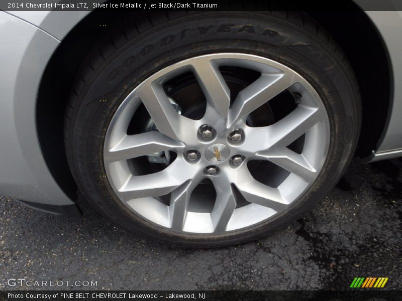 Silver Ice Metallic / Jet Black/Dark Titanium 2014 Chevrolet Impala LTZ