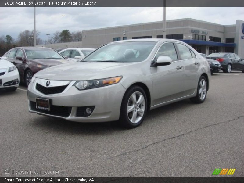 Palladium Metallic / Ebony 2010 Acura TSX Sedan