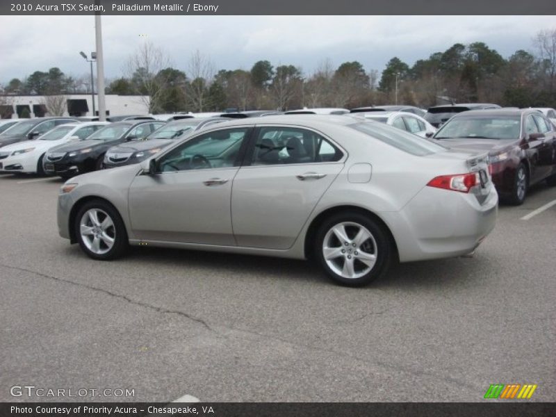 Palladium Metallic / Ebony 2010 Acura TSX Sedan